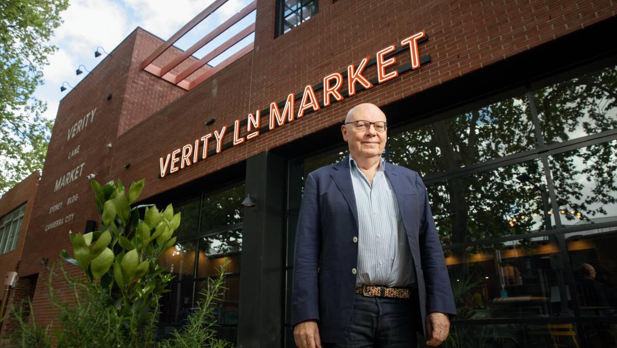 Verity Lane Market owner Phillip Keir has helped restore the area. Picture: Sitthixay Ditthavong 