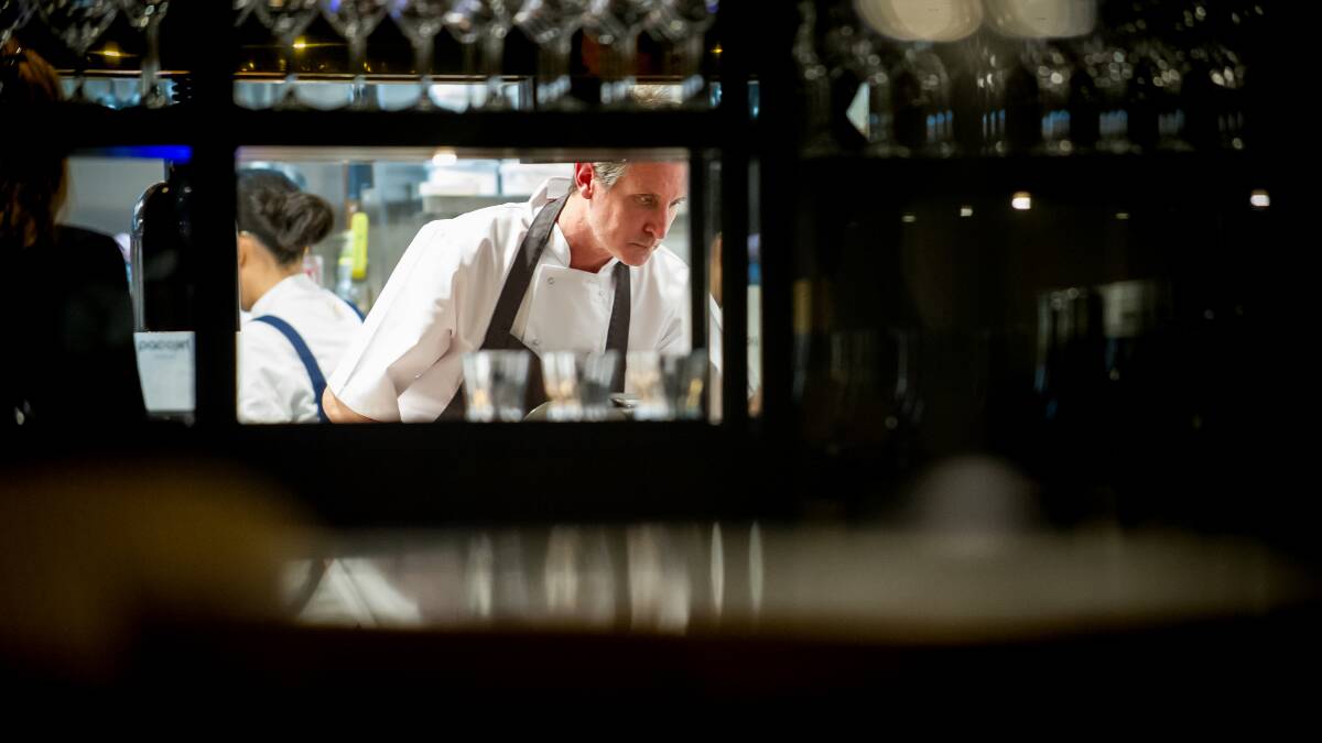 Doma culinary director Ben Willis, seen here on Louis' opening night, is working on a new venue. Picture by Elesa Kurtz