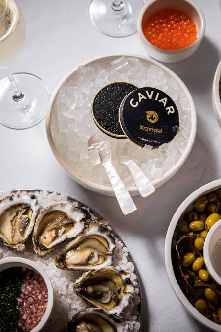 Sydney rock oysters with a mignonette and lemon, or a Black Pearl sturgeon caviar bump. Picture supplied 