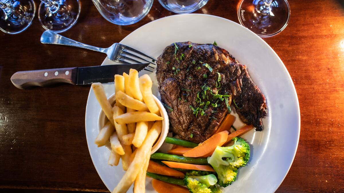 The 400g scotch fillet. Picture by Karleen Minney