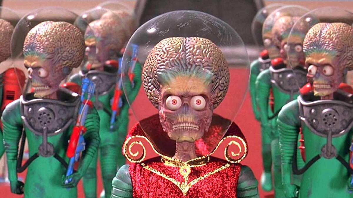 Some of the invaders in Mars Attacks!
