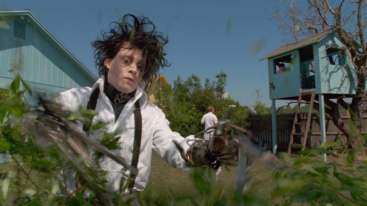 Johnny Depp plays the title role in Edward Scissorhands. Picture supplied