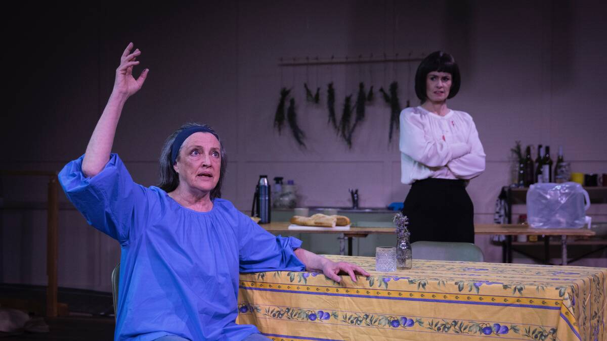 Karen Vickery, left and Lainie Hart in The Children. Picture by Jane Duong