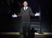 Peter Rowsthorn as Amos in Chicago. 'It's been a great year - I'm having a ball.' Picture by Jeff Busby