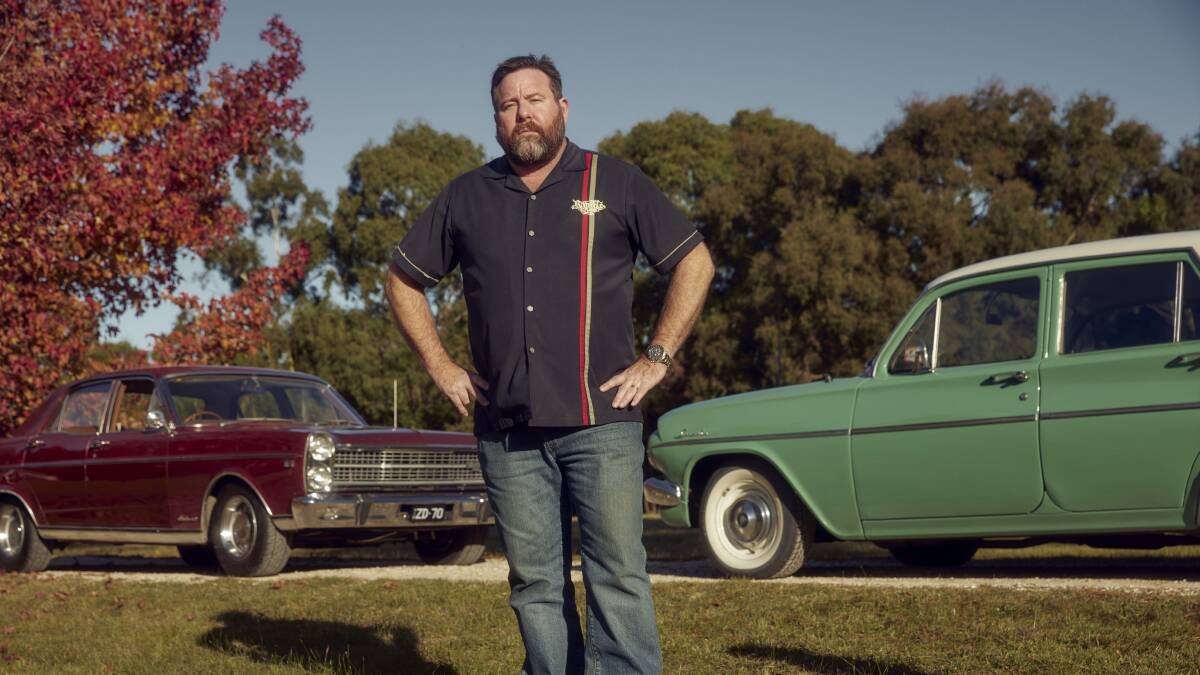 Shane Jacobson narrates Ford v Holden, a documentary by Canberra filmmaker Serge Ou. Picture supplied