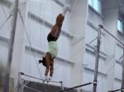 Gymnast Simone Biles in action in Simone Giles Rising. Picture Netflix