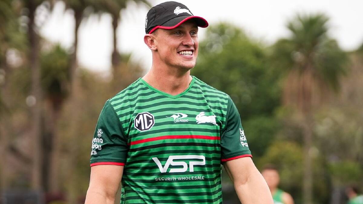 Former Raider Jack Wighton in South Sydney colours. Picture supplied