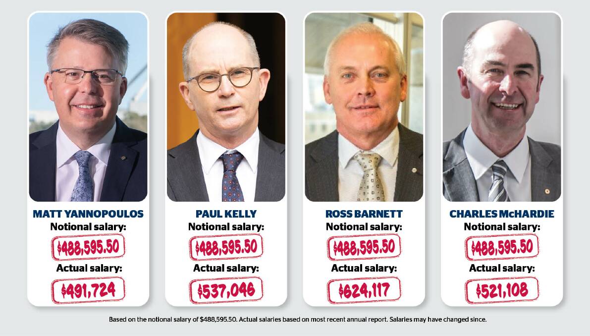 There have been calls for greater transparency over some of the top salaries in the public service.
