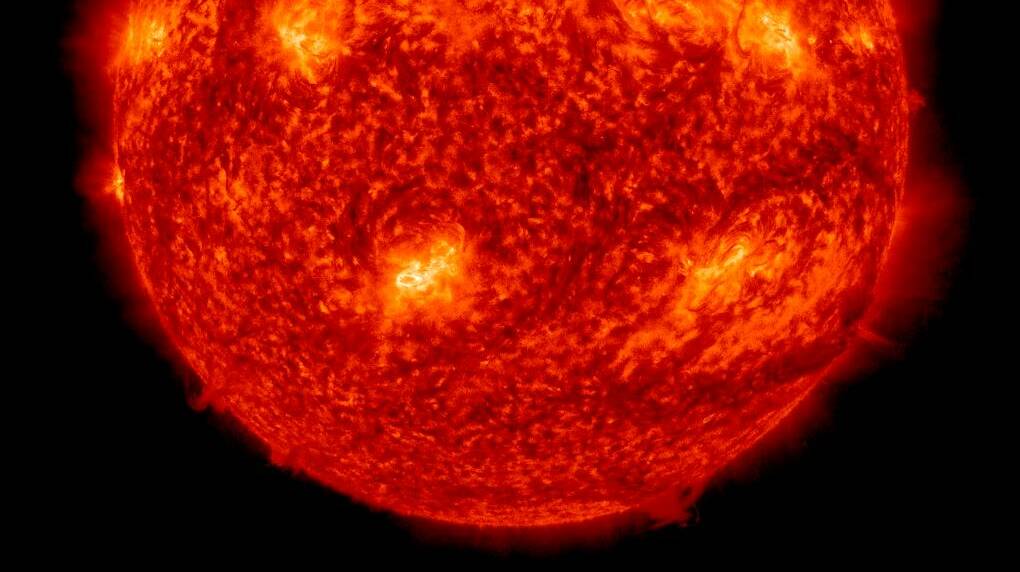 Solar storms can now be closely monitored from Australia. Picture NASA