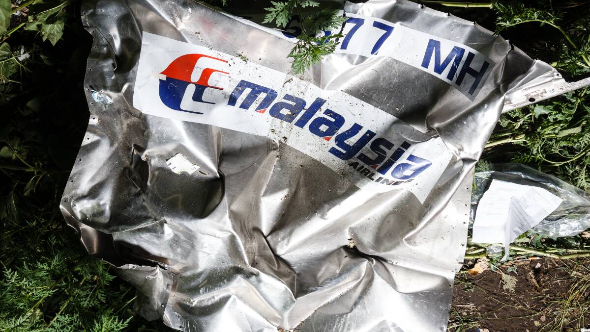 Wreckage of the Malaysia Airlines MH17 flight found on July 19, 2014 near Rossipne, Donetsk region, Ukraine. Picture Shutterstock