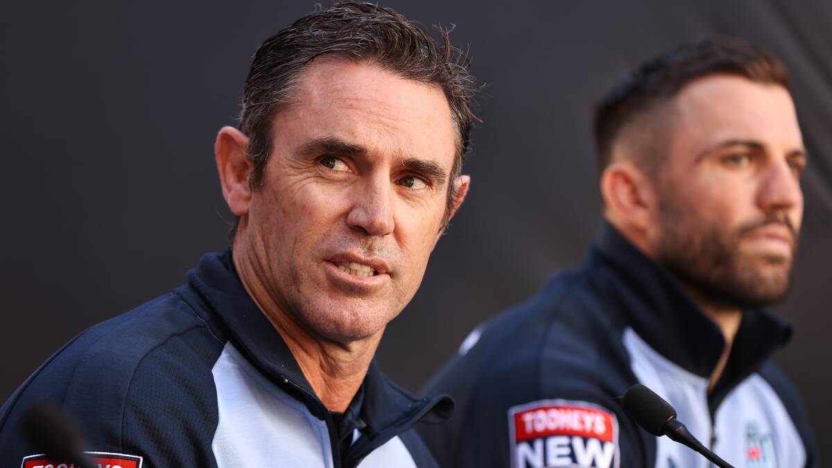 State of Origin III at Homebush on Wednesday night will surely be Brad Fittler's final match as NSW coach. Photo Getty Images