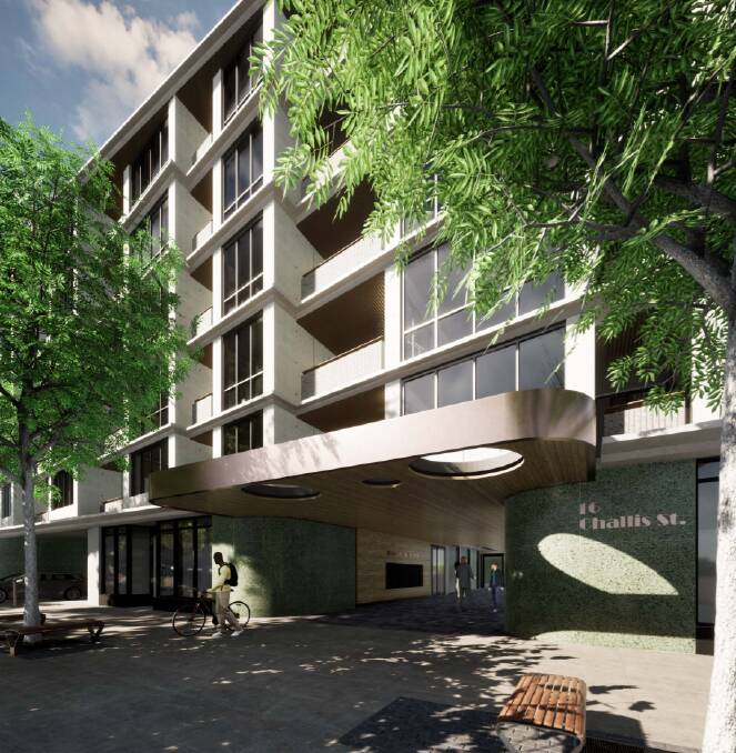 Merrylin Lindland Pty Ltd has submitted a development application to redevelop Dame Pattie Menzies House into a six-storey apartment building. Picture: Supplied 
