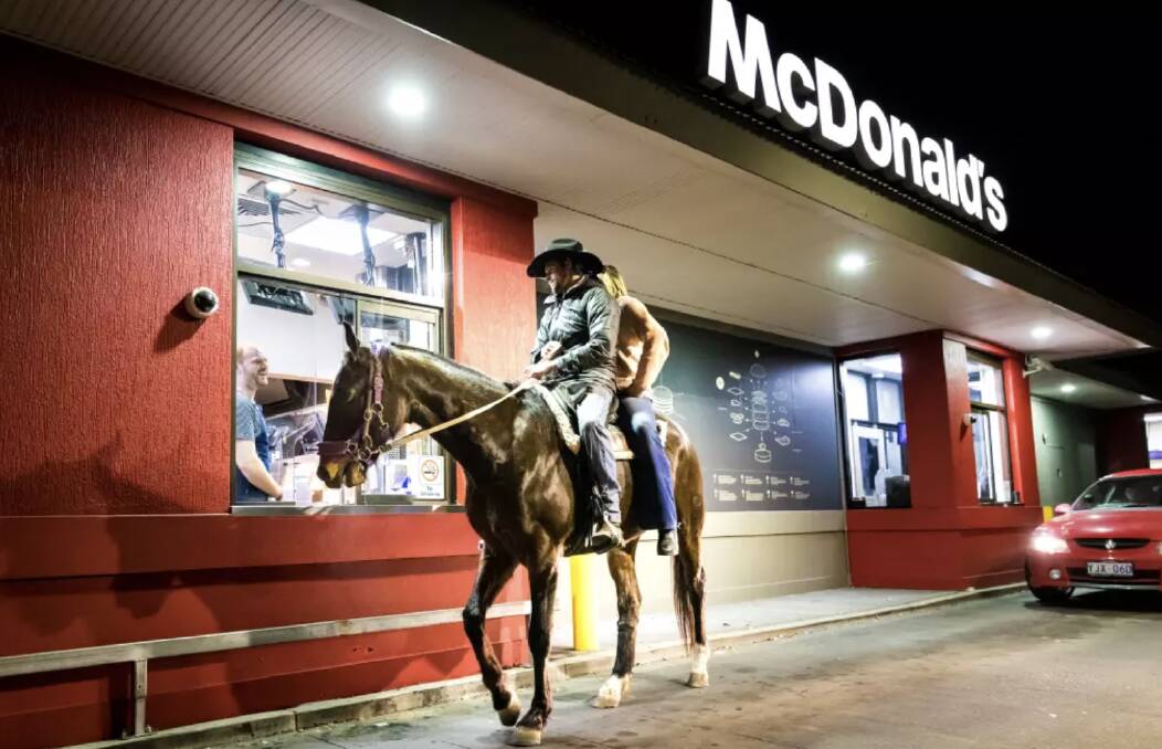 Photographer Justin Smith caught this unusual image at Queanbeyan McDonalds. Picture Justin's Photo Works