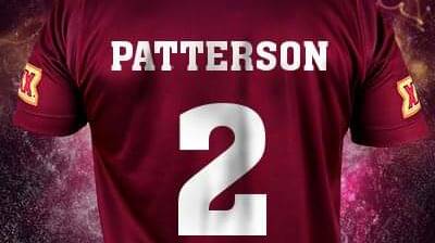 Queanbeyanite and Queensland supporter Rehanen Patterson's jersey. She says her friends and family disown her at this time of year.