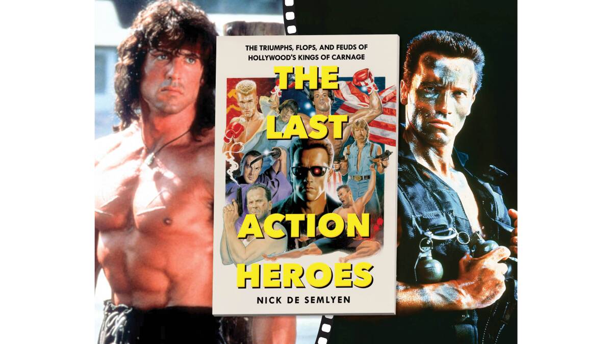 This is a nostalgic look back at the era of Stallone, Schwarzenegger and co. Pictures supplied, Getty Images