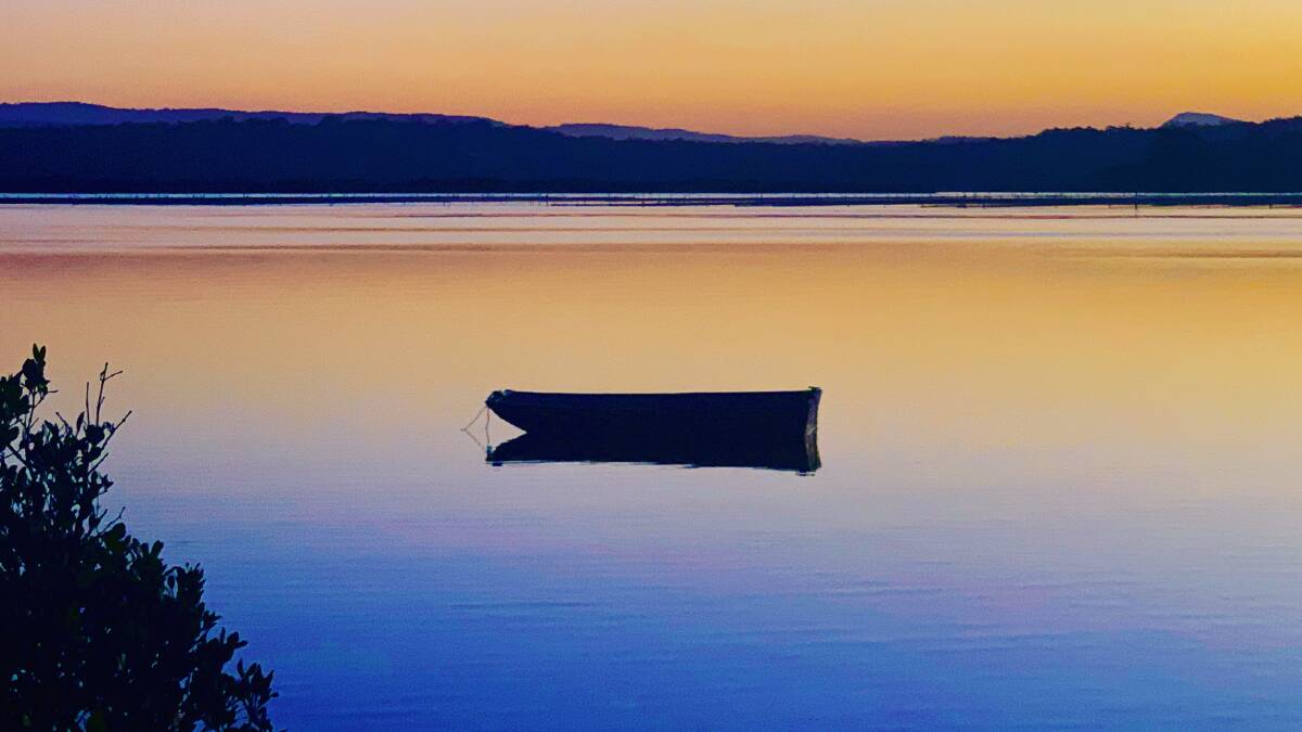 Sunset at Merimbula Lake. Picture by Tim the Yowie Man