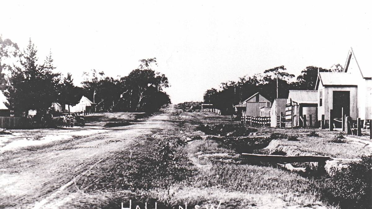 Victoria Street in Hall in the early 1900s. Kinlyside Hall is on the far right. Picture: Tim the Yowie Man