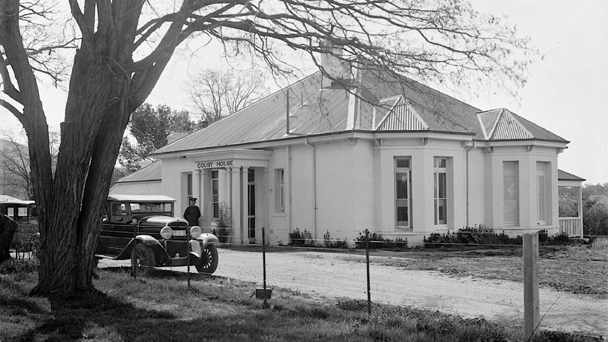 Acton House was the national capital's first court house. Picture courtesy of the Mildenhall Collection