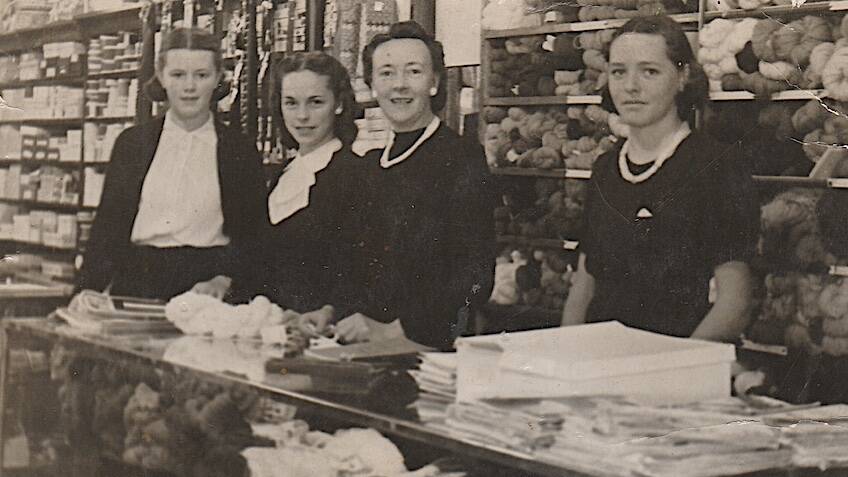 Staff at J.B. Youngs Kinston in the early 1940s. Picture: Mike Edwards