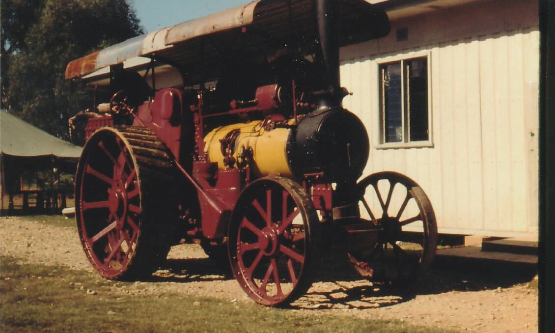 The restored steam engine, photographed in the 1980s. Picture: Robin Gibb