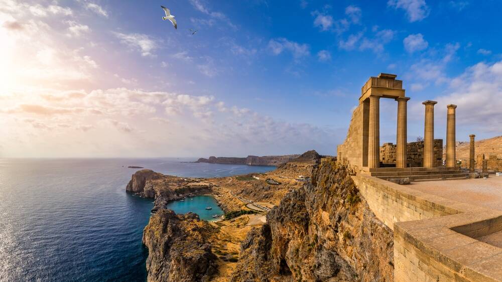 The Lindos Acropolis. Picture Shutterstock