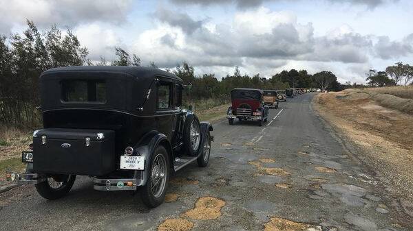 The Model A Fords were built for rough roads. Picture by Rob Taylor