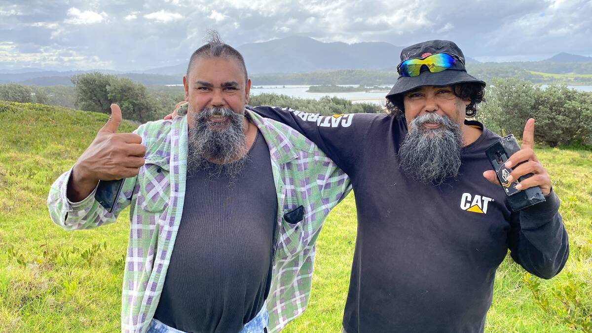 Like Ian McFarlane, twins Paul and Gary Campbell also love Murunna Point. Picture by Tim the Yowie Man