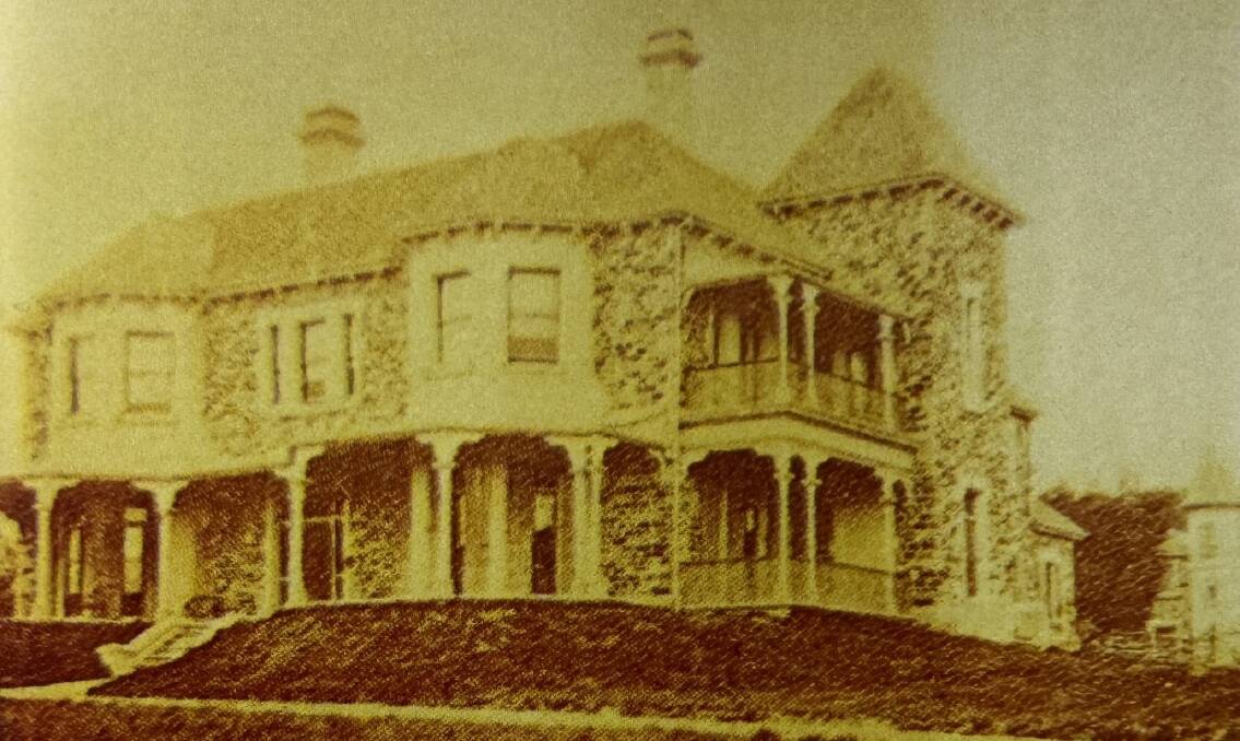 Using material salvaged from the original lakeside home, in 1873 the Osbornes moved into this new homestead, located on much higher ground. Picture supplied