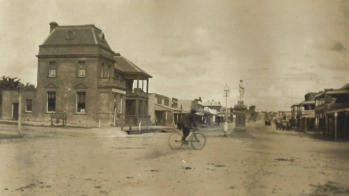 The main street of Bombala in 1923. Picture: Paddy McAlpin