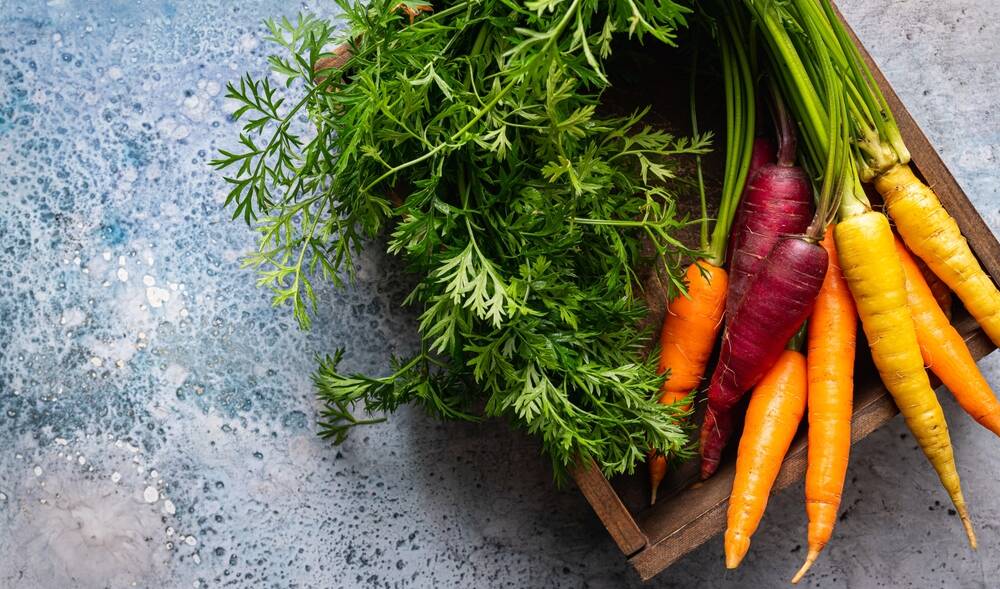 The self-sown carrots may look peculiar but will likely taste good. Picture Shutterstock