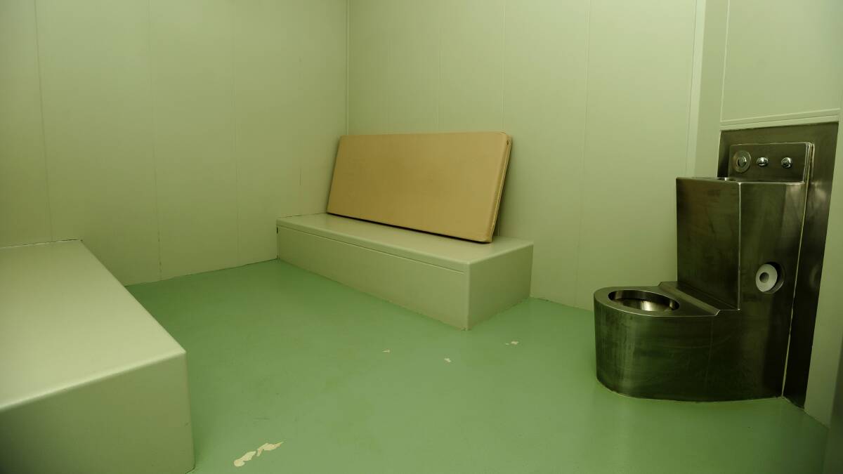 The Watch House has bare bones, hose-it-out accommodation before prisoners are released, sent to court, or transferred to prison. Picture by Stuart Walmsley 