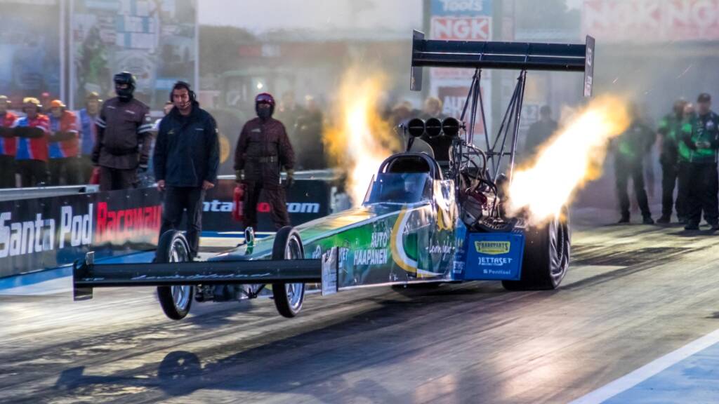 Top Fuel drag cars are blindingly fast, with the fastest quarter-mile time set around 20 years ago. Picture supplied