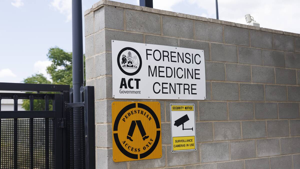 The ACT's Forensic Medicine Centre is hidden away behind a cluster of shops selling kebabs and alcohol. Picture by Keegan Carroll 