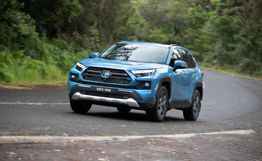 The RAV4 SUV hybrid package has been a huge winner this year for Toyota. Picture supplied 