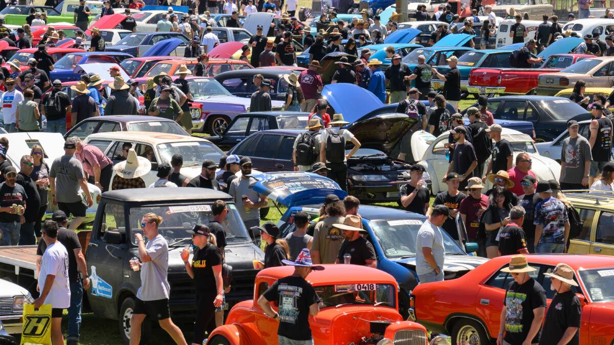 Record crowds flocked to Summernats in January. Picture by Sitthixay Ditthavong