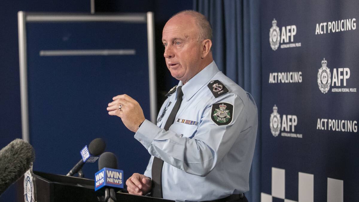 Former ACT police chief Neil Gaughan unsuccessfully lobbied the ACT government for years on electronic monitoring. Picture by Keegan Carroll 