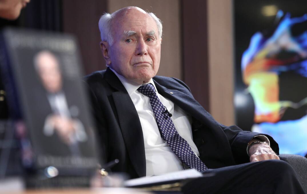 Former prime minister John Howard. Picture by James Croucher 