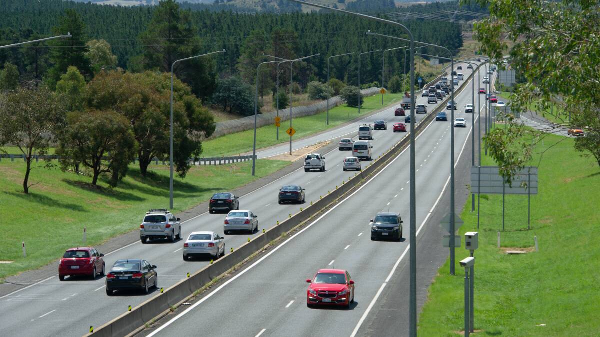 The Barr government has argued upgrades to roads such as the Tuggeranong Parkway were "likely the result of pork-barrelling efforts". Picture by Elesa Kurtz