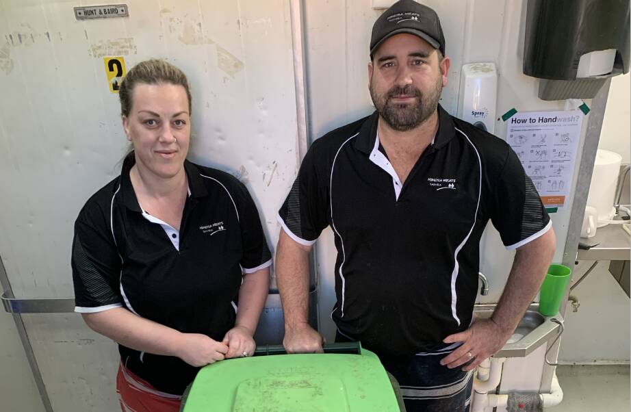 Emma and Josh Orr from Mimosa Meats in Tathra. Photo supplied.