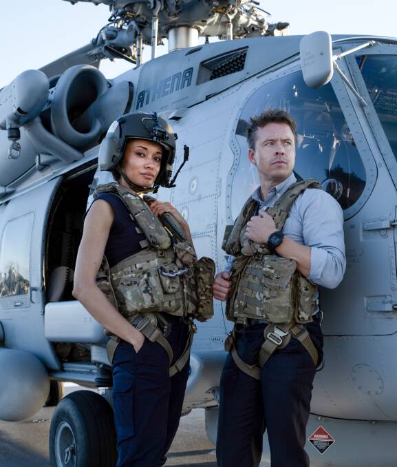 Olivia Swann and Todd Lasance in NCIS: Sydney. Picture supplied by Paramount