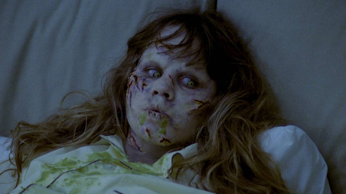  Linda Blair in the 1973 movie The Exorcist. Picture: Supplied 