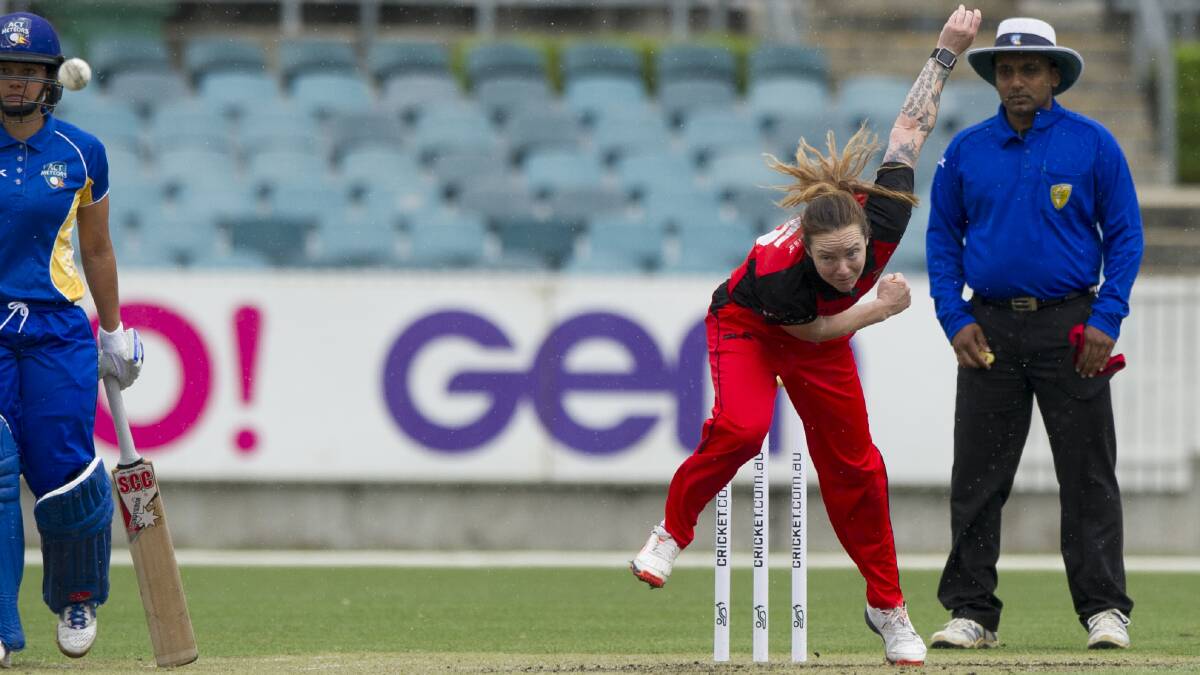 Sarah Coytes previously played with the SA Scorpions in the WNCL. Picture: Jay Cronan.