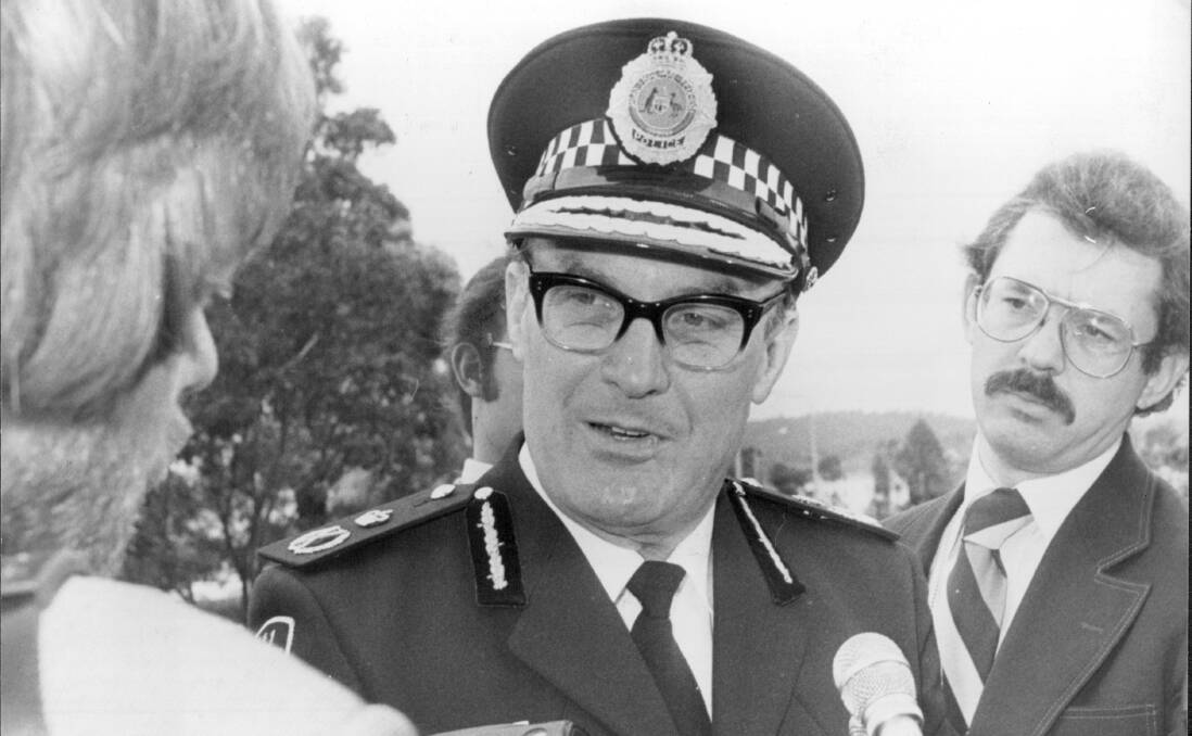 Sir Colin Woods was sworn in as the first AFP commissioner on September 11, 1979.