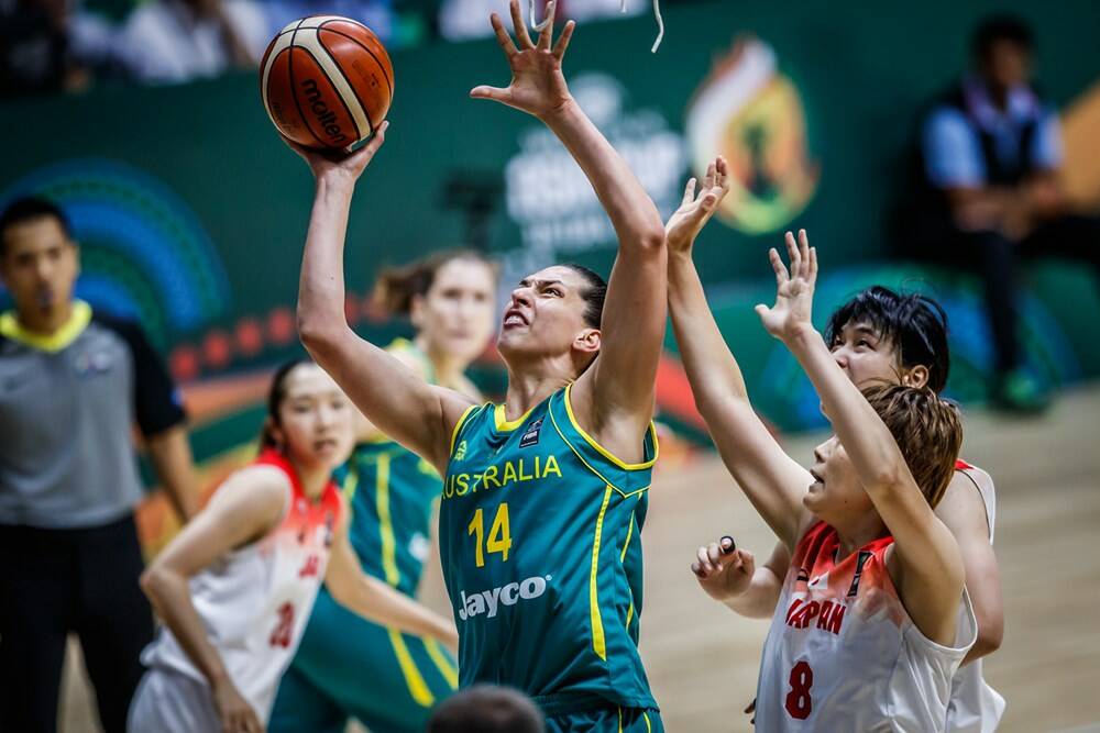 Opals centre Marianna Tolo is back in green and gold. Picture: FIBA.com