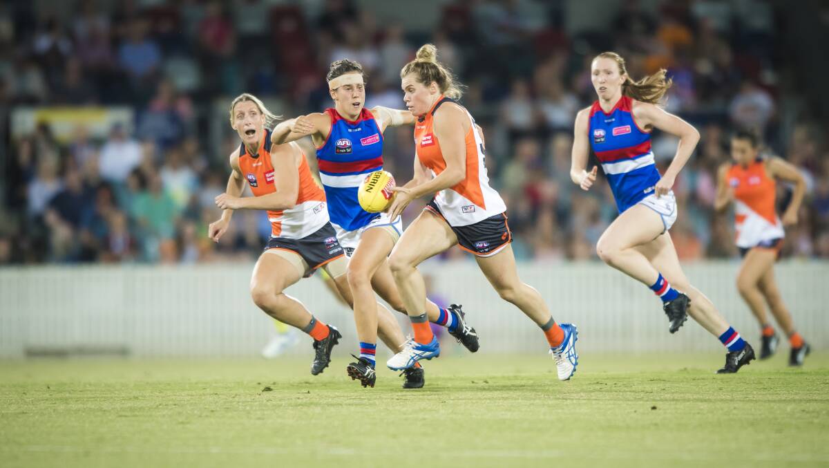 The GWS Giants will honour Jacinda Barclay across the AFLW season. Picture: Sitthixay Ditthavong