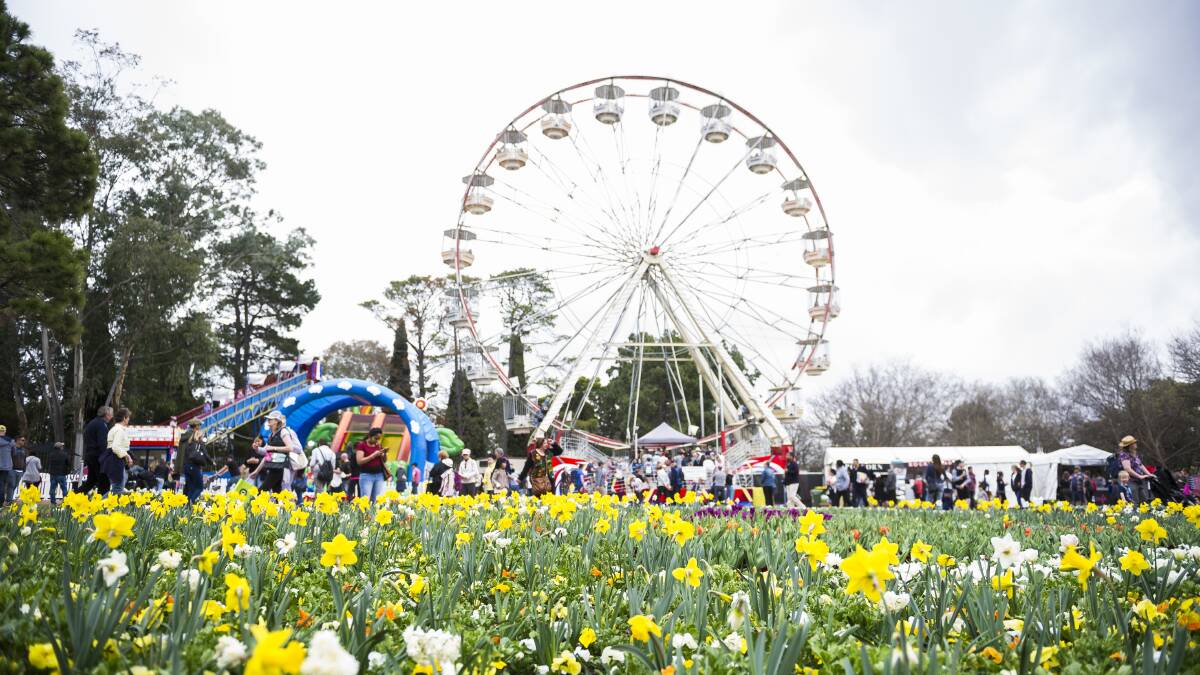 The ACT government says Floriade 2021 is "highly unlikely" to be a large public event, as events organisers look to the vaccine rollout for the future of their industry. Picture: Dion Georgopoulos