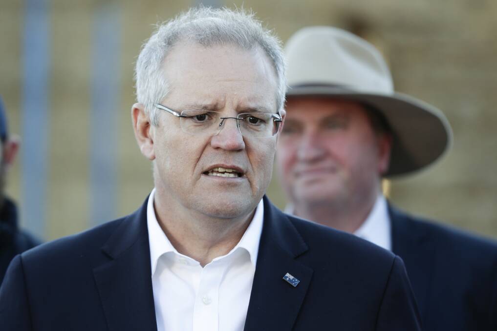 Prime Minister Scott Morrison has been unwilling to impose discipline on his ministers. Photo: Alex Ellinghausen