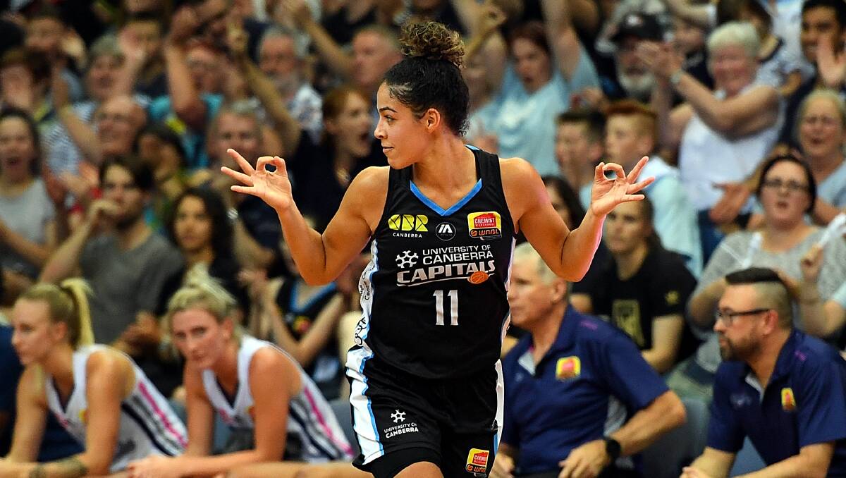 WNBA All-Star Kia Nurse is part of Canberra's "world class product". Picture: AAP
