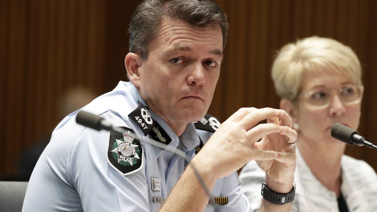 AFP Commissioner Andrew Colvin steps down from the role at the end of September. Picture: Alex Ellinghausen