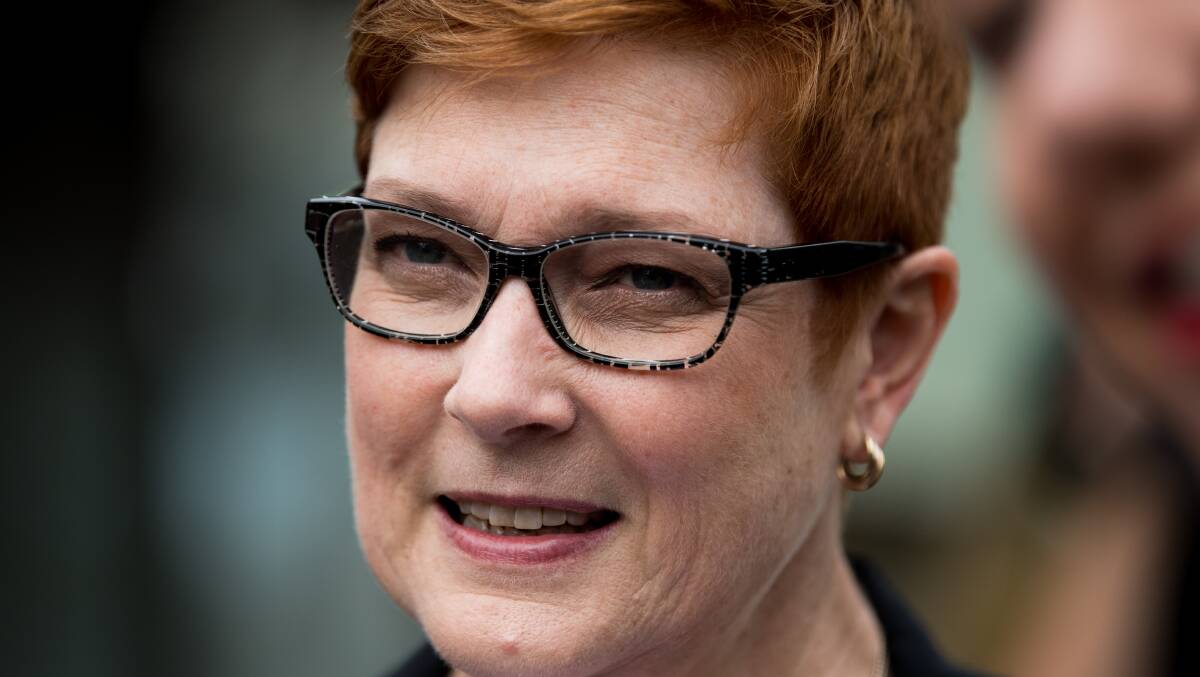 Minister for Foreign Affairs Marise Payne. Picture: AAP